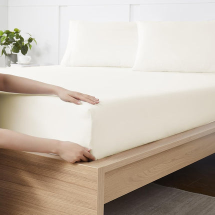 King Size Fitted Sheet Only with Full Elastic & Bu