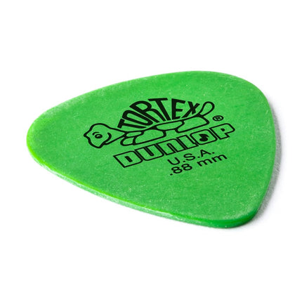 Dunlop 418R Tortex Guitar Picks (pack of 72) - Green 0.88mm