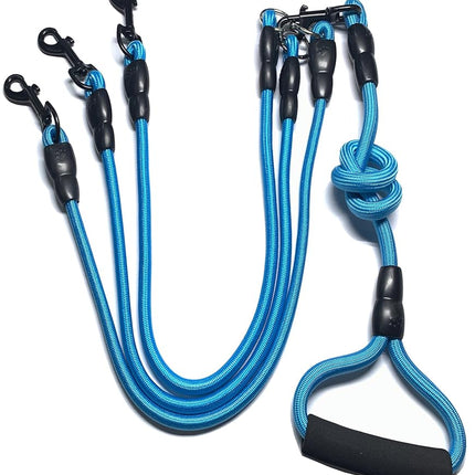 Heyllou 3 in 1 Durable Nylon Dog Leash with Padded
