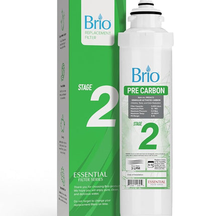 Brio MIGACQ Water Filter, Polypropylene, White