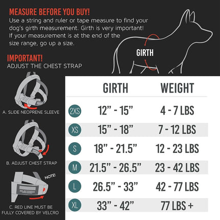 EzyDog Quick Fit Dog Harness - Easy to Fit Walking Harnesses for Small, Medium and Large Dogs - Neoprene Sleeve, Accessory D-Ring, Reflective (M, Pink)