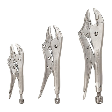 TEKTON Curved Jaw Locking Pliers Set (3-Piece) | P