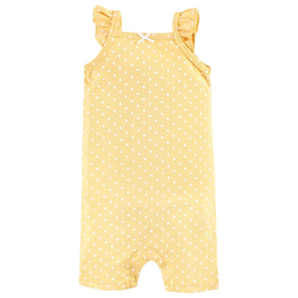 Barboteuses unisexe en coton Hudson Baby, tournesol, 0-3 mois