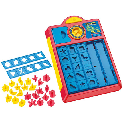 Hasbro Gaming Perfection Game for Kids Ages 5 and Up, Pop Up Game, Customize The Tray for Over 250 Combinations, Kids Games, Games for 1+ Players