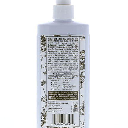 Eminence Firm Skin Acai Cleanser For Unisex 8.4 oz Cleanser