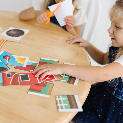 Melissa & Doug Libro de actividades Habilidad con Tijeras, Bloc de actividades de laberintos, rompecabezas, arte animal, Actividades de secuenciación, Actividades de desarrollo, Habilidades motoras, 4,5,6 años, Regalo para niño o niña