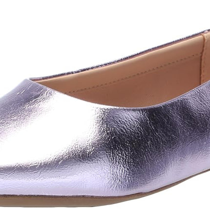 Franco Sarto Women's Vana Flat, Light Pink Metallic, 9.5