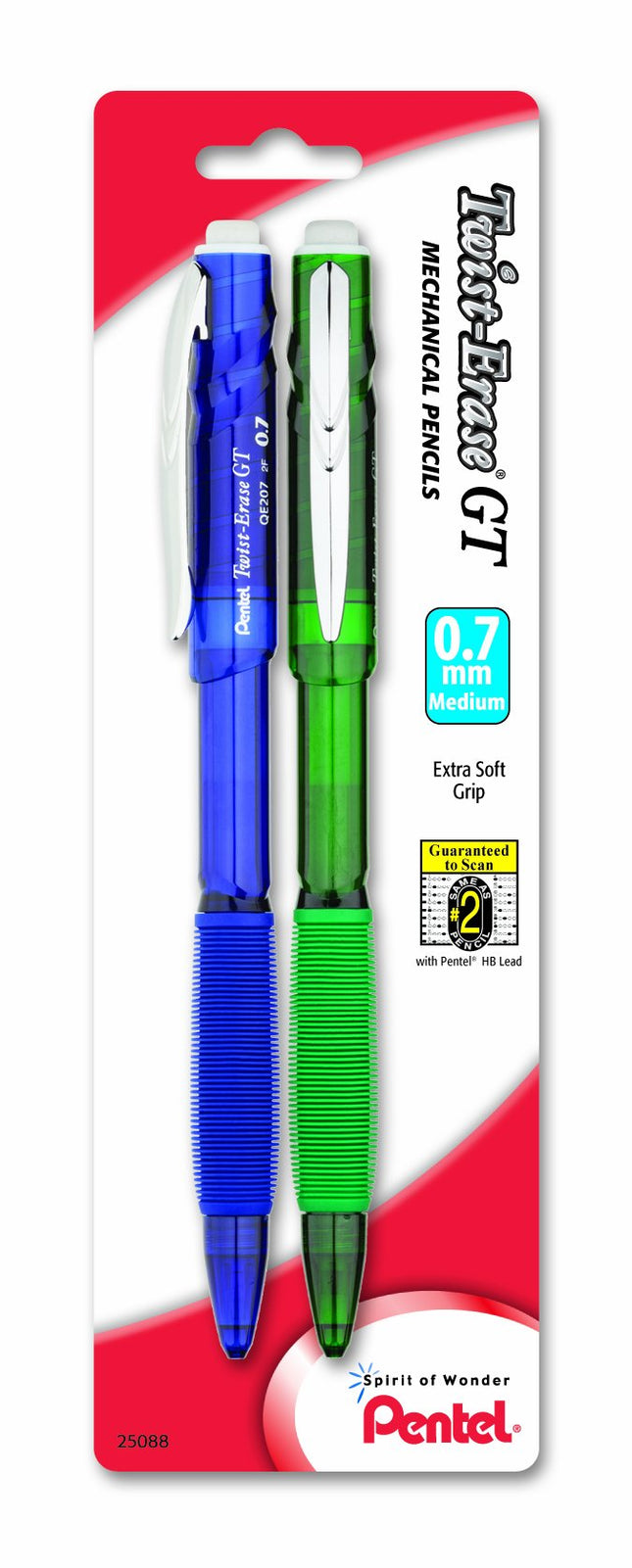 Pentel Twist-Erase GT (0.7mm) Mechanical Pencil, A