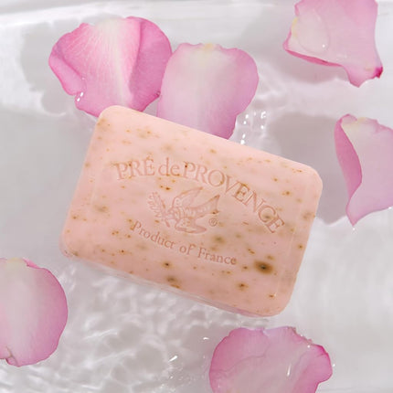 Pre de Provence Shea Butter Enriched Artisanal French Soap Bar (250 g) - Rose Petal