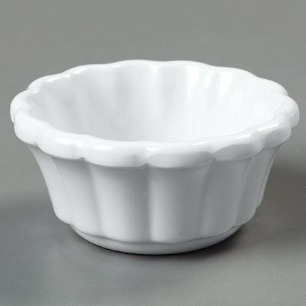 Carlisle FoodService Products Ramequins en plastique, coupelle à sauce pour la restauration, la cuisine, les restaurants, 95 ml, blanc (lot de 48)