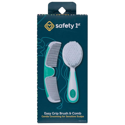 Safety 1st Easy Grip Brush And Comb, Colors May Vary