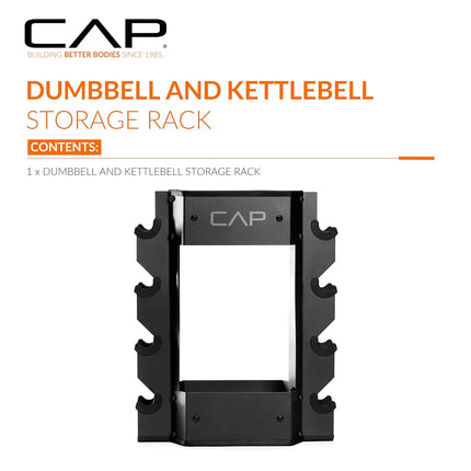 Cap Barbell Dumbbell and Kettlebell Storage Rack