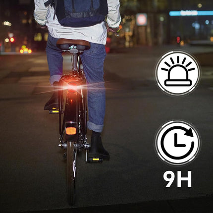 LE Sircut LE228 (Mini) — Red LED USB Rechargeable Strobe Beacon | Selectable Rotation & Flash Modes | Strong Magnetic Base for Car • Truck • Emergency • Construction | Energy Class A++