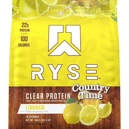 Ryse Clear Whey Isolate Protein Powder, Country Ti