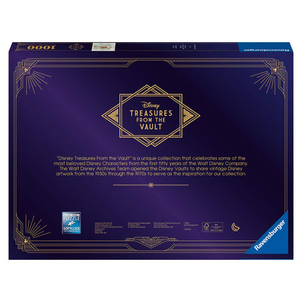 Ravensburger Disney Trésors de la Cave : Baloo Puzzle 1000 pièces pour Adultes – Chaque Pièce est Unique, la Technologie Softclick Assure un Emboîtement Parfait – Exclusivité Amazon