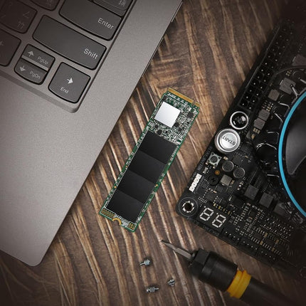 Transcend MTE115S 500GB NVMe PCIe Gen3 x4 SSD, Read/Write up to 3,000/1,600 mb/s with 3D Nand Flash TS500GMTE115S