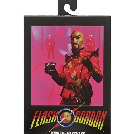 Ultimate Ming (Red Military Outfit) - King Features 7” Action Figure - Flash Gordan 1980 - NECA Collectibles