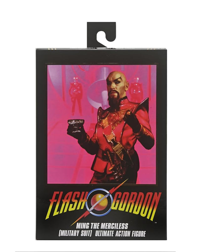 Ultimate Ming (Red Military Outfit) - King Features 7” Action Figure - Flash Gordan 1980 - NECA Collectibles
