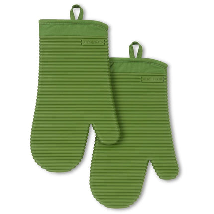KitchenAid Ribbed Soft Silicone Oven Mitt 2-Pack S