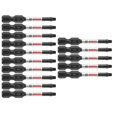 BOSCH ITSQ2215 15-Pack 2 in. Square #2 Impact Toug