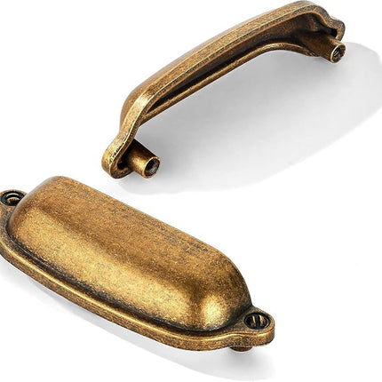 khtumeware 15 Pack 3" Bin Cup Drawer Pulls Antique