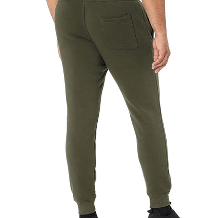 Southpole Men's Basic Active Fleece Jogger Pants-Regular and Big & Tall Sizes, Olive, X-Small