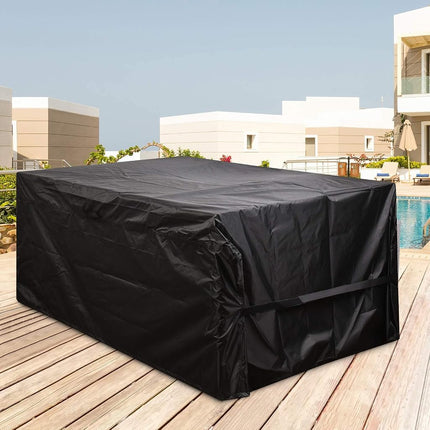 CKCLUU Patio Conversation Set Cover Patio Furniture Set Cover Outdoor Sectional Sofa Set Covers Waterproof Dining Table Chair Set Cover Heavy Duty 90 inch L x 64 inch W x 28 inch H