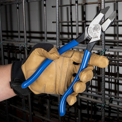 Ironworker Tool Heavy Duty Cutting Pliers, 9-Inch Plier for Rebar Work is Spring Loaded Klein Tools D2000-9ST