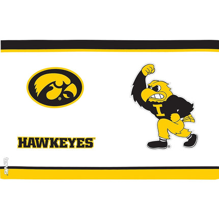 Tervis Made in USA Double Walled University of Iowa UI Hawkeyes Insulated Tumbler Cup Keeps Drinks Cold & Hot, 16oz, Tradition