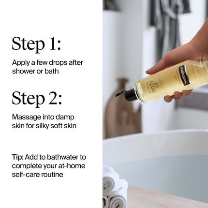 Neutrogena Lightweight Body Oil for Dry Skin, Sheer Moisturizer in Light Sesame Formula, 16 fl. oz