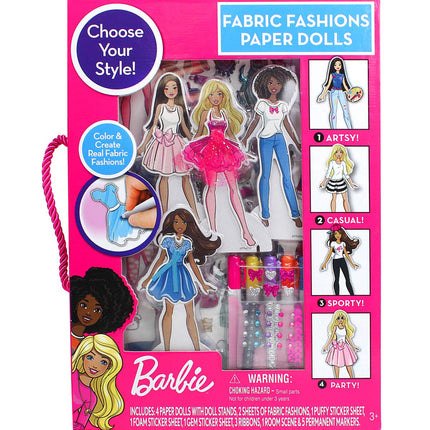 Tara Toys Barbie Fashion Paper Dolls, Multi