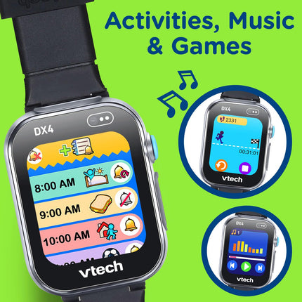 VTech KidiZoom Smartwatch DX4, Negro