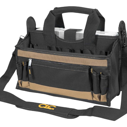 Custom LeatherCraft 1529 16-Pocket, 16-Inch Center Tray Tool Bag