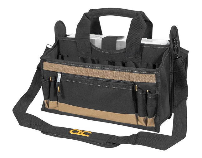 Custom LeatherCraft 1529 16-Pocket, 16-Inch Center Tray Tool Bag