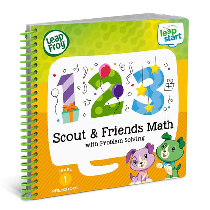 LeapFrog 80-460700 LeapStart Book, 3D Scout and Friends Math with Problem Solving, Level 1