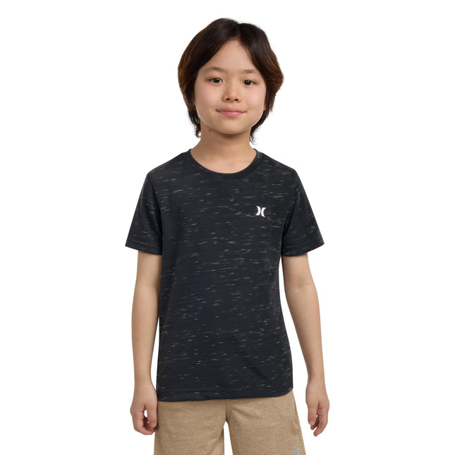 Hurley Boys Soft Basic Cloud Slub T-Shirt, Carbon, X-Large