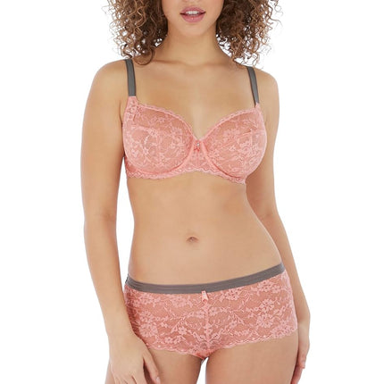 Freya Offbeat Side Support Bra Rosehip Pink 34D