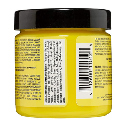 Manic Panic Semi Permanent Neon Yellow Hair Dye, Electric Banana, 4oz, 2pk