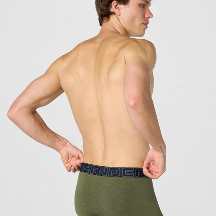 Under Armour Men's 3-Pack Performance Cotton Trunks, Boxer Briefs with 3" Inseam, All-Day Comfort, Marine Od Green, XS