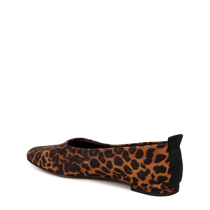 Franco Sarto Women's Vana Flat, Whiskey Brown Animal Print, 6