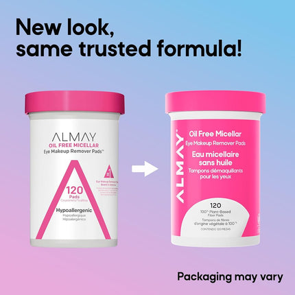 Almay Biodegradable Micellar Makeup Remover Pads 120 Pieces