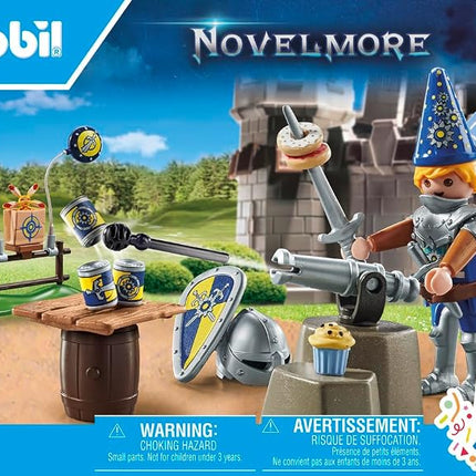 PLAYMOBIL Novelmore 71447 Knight's Birthday, Action-Packed Celebration with Prince Arwynn, Exciting Duels and Various Accessories, Sustainable Toy for Children from 4 Years