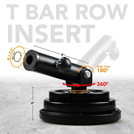 Yes4All Combo T-Bar Row Plate Insert & Viking Press Handle