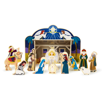 Melissa & Doug Wooden Nativity Set, US and Some Ot