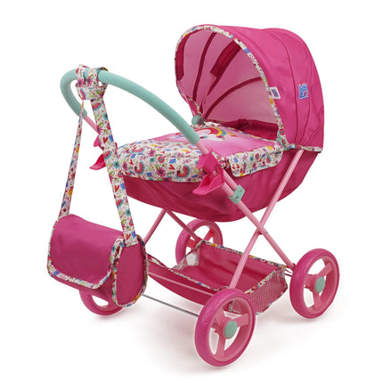Baby Alive: Deluxe Classic Doll Pram - Pink & Rain
