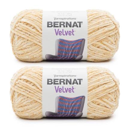 Bernat Velvet Soft Sunshine Yarn - 2 Pack of 300g/