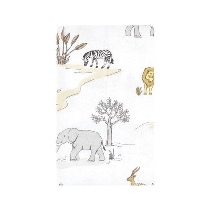 Hudson Baby Paños de Algodón de Franela para Bebés, Paquete de 10, Safari Neutral, Talla Única