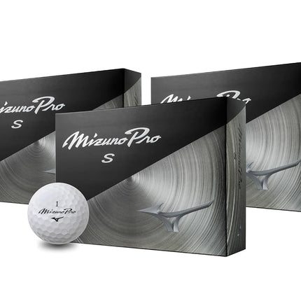 Pelota de golf Mizuno PRO S, paquete de 3 unidades