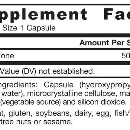 Jarrow Formulas Reduced Glutathione, Supports Liver Health, 500 mg, 120 Veggie caps