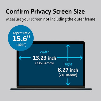Kensington MagPro™ Magnetic Privacy Screen for Laptops 15.6” (16:10)